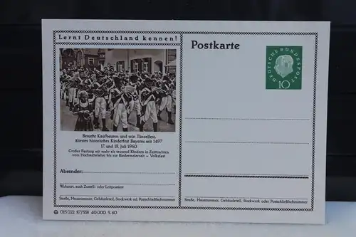 [Ansichtskarte] Kaufbeuren,  Bildpostkarte der Bundespost 1960. 