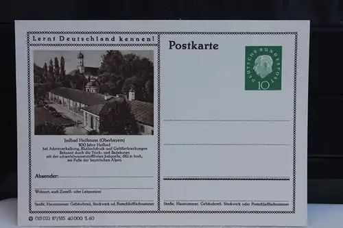 [Ansichtskarte] Heilbrunn,  Bildpostkarte der Bundespost 1960. 