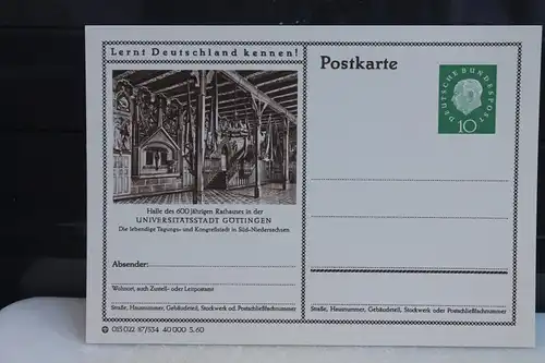 [Ansichtskarte] Göttingen,  Bildpostkarte der Bundespost 1960. 