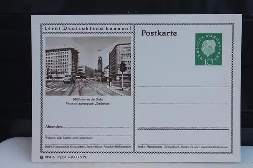 [Ansichtskarte] Mülheim,  Bildpostkarte der Bundespost 1960. 