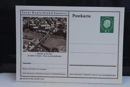 [Ansichtskarte] Mülheim,  Bildpostkarte der Bundespost 1960. 