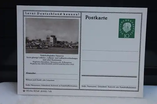 [Ansichtskarte] Hannover,  Bildpostkarte der Bundespost 1960. 