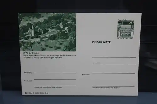 [Ansichtskarte] Lorch,  Bildpostkarte der Bundespost 1968. 