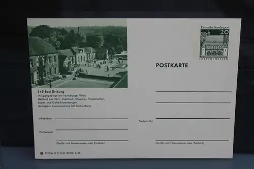 [Ansichtskarte] Bad Driburg, Bildpostkarte der Bundespost 1968. 