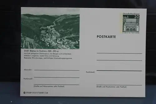 [Ansichtskarte] Steina, Bildpostkarte der Bundespost 1968. 