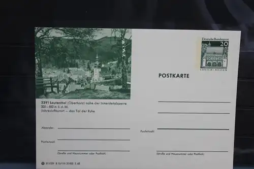 [Ansichtskarte] Lautenthal, Bildpostkarte der Bundespost 1968. 