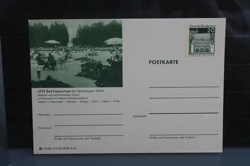 [Ansichtskarte] Bad Lippspringe, Bildpostkarte der Bundespost 1968. 