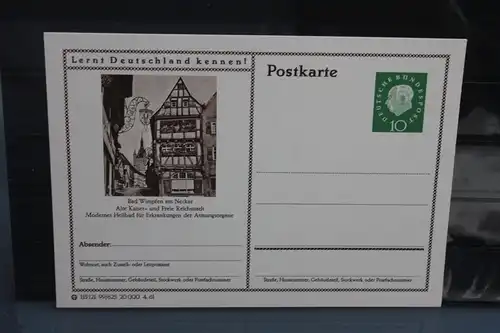 [Ansichtskarte] Bad Wimpfen, Bildpostkarte der Bundespost 1961. 