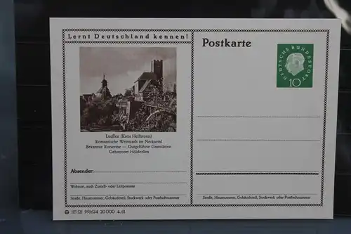 [Ansichtskarte] Lauffen, Bildpostkarte der Bundespost 1961. 