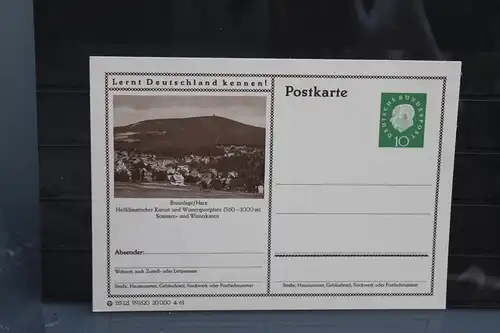 [Ansichtskarte] Braunlage, Bildpostkarte der Bundespost 1961. 