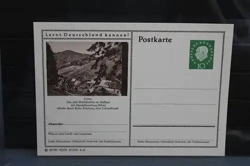 [Ansichtskarte] Lonau, Bildpostkarte der Bundespost 1961. 