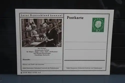 [Ansichtskarte] Bad Kissingen, Bildpostkarte der Bundespost 1961. 