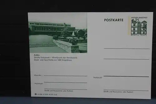 [Ansichtskarte] Aalen,  Bildpostkarte der Bundespost 1965. 