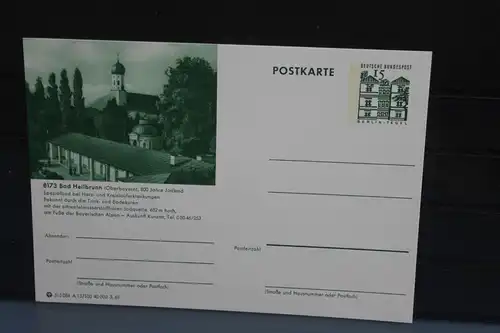 [Ansichtskarte] Bad Heilbrunn,  Bildpostkarte der Bundespost 1965. 