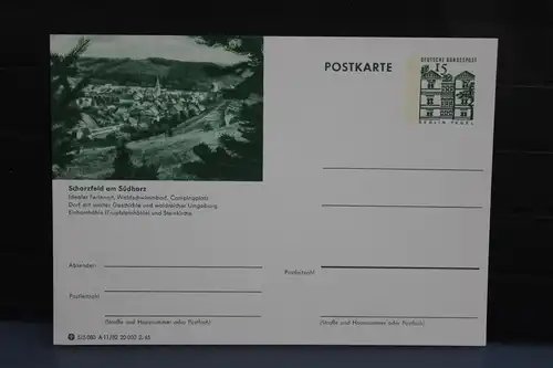 [Ansichtskarte] Scharzfeld,  Bildpostkarte der Bundespost 1965. 
