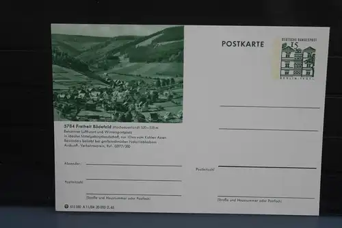 [Ansichtskarte] Freiheit Bödefeld,  Bildpostkarte der Bundespost 1965. 