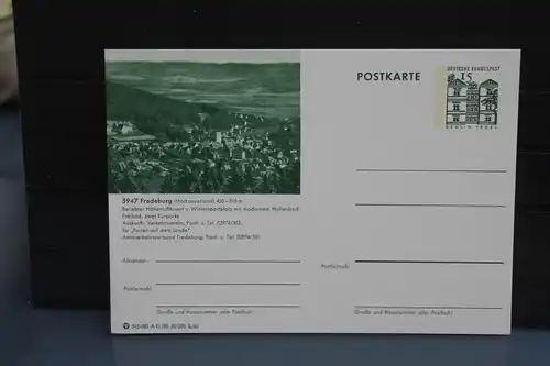 [Ansichtskarte] Fredeburg, Bildpostkarte der Bundespost 1965. 
