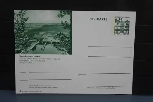 [Ansichtskarte] Hessigheim, Bildpostkarte der Bundespost 1965. 