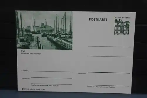 [Ansichtskarte] Kiel, Bildpostkarte der Bundespost 1965. 