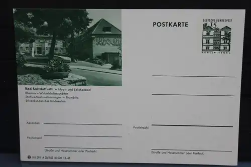 [Ansichtskarte] Bad Salzdetfurth, Bildpostkarte der Bundespost 1965. 