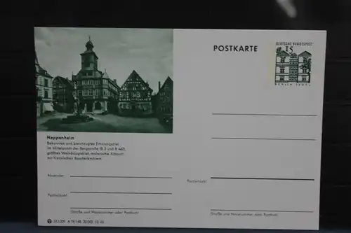 [Ansichtskarte] Heppenheim, Bildpostkarte der Bundespost 1965. 