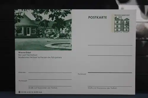 [Ansichtskarte] Wanne-Eickel, Bildpostkarte der Bundespost 1965. 