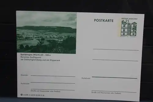 [Ansichtskarte] Spaichingen,  Bildpostkarte der Bundespost 1965. 