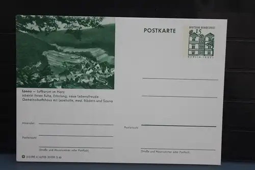 [Ansichtskarte] Lonau,  Bildpostkarte der Bundespost 1965. 