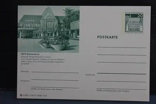 [Ansichtskarte] Delmenhorst,  Bildpostkarte der Bundespost 1970. 