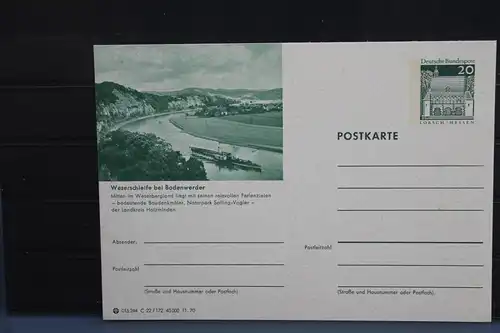 [Ansichtskarte] Bodenwerder,  Bildpostkarte der Bundespost 1970. 