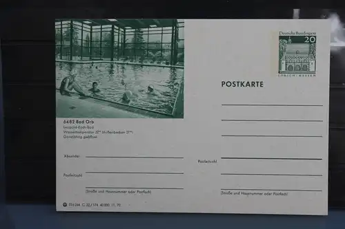 [Ansichtskarte] Bad Orb,  Bildpostkarte der Bundespost 1970. 