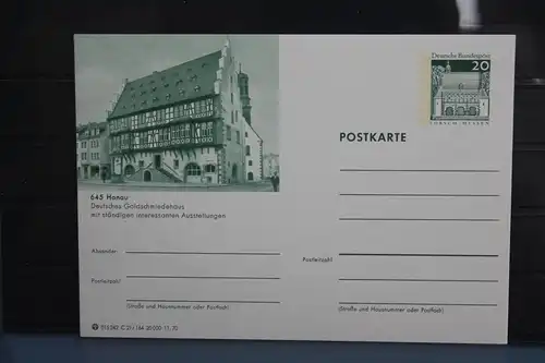 [Ansichtskarte] Hanau,  Bildpostkarte der Bundespost 1970. 