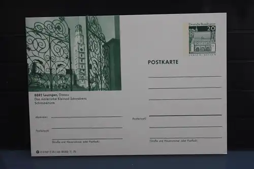 [Ansichtskarte] Lauingen,  Bildpostkarte der Bundespost 1970. 