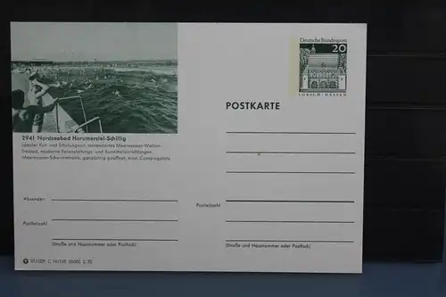 [Ansichtskarte] Horumersiel-Schillig,  Bildpostkarte der Bundespost 1970. 