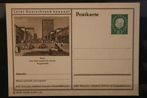 [Werbepostkarte] Bildpostkarte P 42 der Bundespost 1960: Kassel. 
