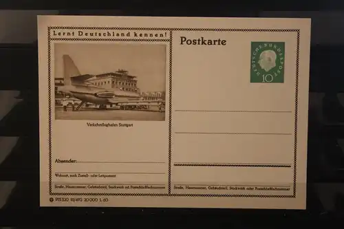 [Werbepostkarte] Bildpostkarte P 42 der Bundespost 1960: Stuttgart. 