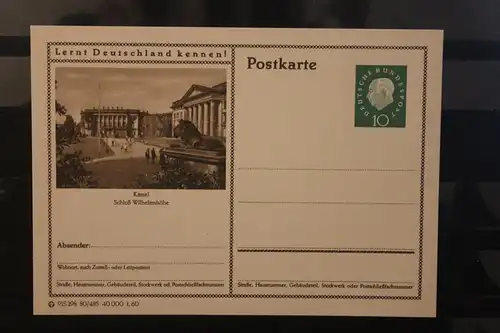 [Werbepostkarte] Bildpostkarte P 42 der Bundespost 1960: Kassel. 