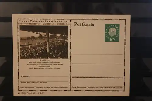 [Werbepostkarte] Bildpostkarte P 42 der Bundespost 1960: Gelsenkirchen. 
