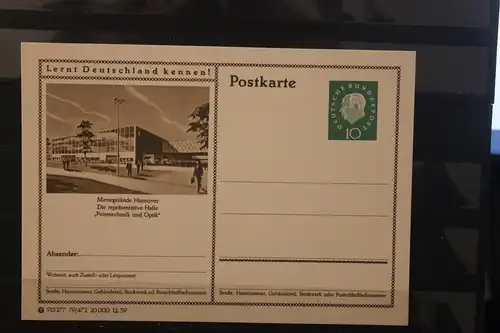 [Werbepostkarte] Bildpostkarte P 42 der Bundespost 1960: Hannover. 