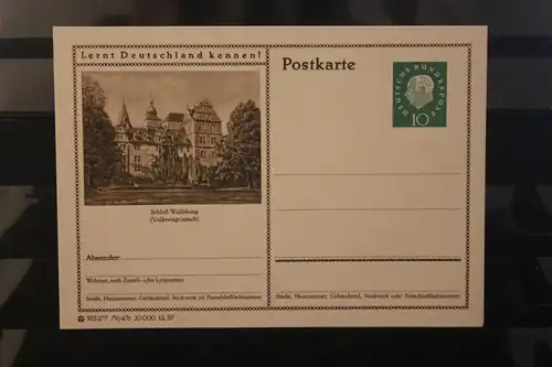 [Werbepostkarte] Bildpostkarte P 42 der Bundespost 1960: Wolfsburg. 