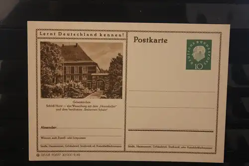 [Werbepostkarte] Bildpostkarte P 42 der Bundespost 1960: Gelsenkirchen. 