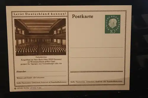 [Werbepostkarte] Bildpostkarte P 42 der Bundespost 1960: Gelsenkirchen. 