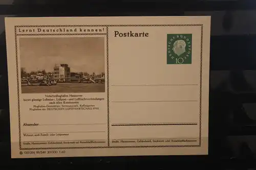 [Werbepostkarte] Bildpostkarte P 42 der Bundespost 1960: Hannover. 