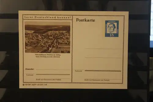 [Werbepostkarte] Bildpostkarte P 81 der Bundespost 1963: Neuhaus. 