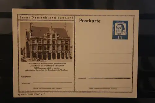 [Werbepostkarte] Bildpostkarte P 81 der Bundespost 1963: Bocholt. 