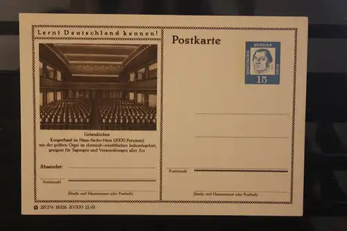 [Werbepostkarte] Bildpostkarte P 81 der Bundespost 1963: Gelsenkirchen. 