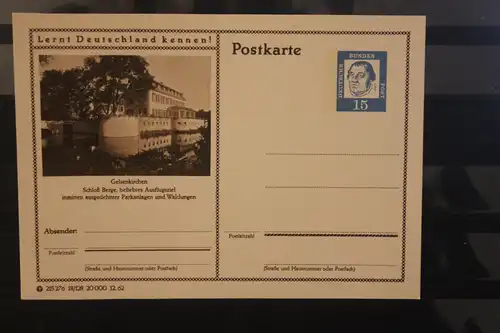 [Werbepostkarte] Bildpostkarte P 81 der Bundespost 1963: Gelsenkirchen. 