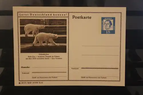 [Werbepostkarte] Bildpostkarte P 81 der Bundespost 1963: Gelsenkirchen. 