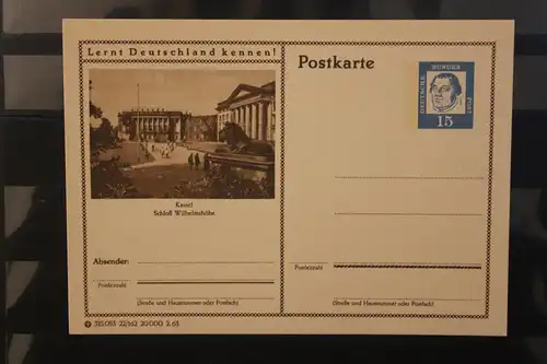 [Werbepostkarte] Bildpostkarte P 81 der Bundespost 1963: Kassel. 