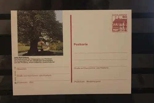 [Werbepostkarte] Bildpostkarte P 138; Teilserie "I" der Bundespost 1983: Bad Driburg. 